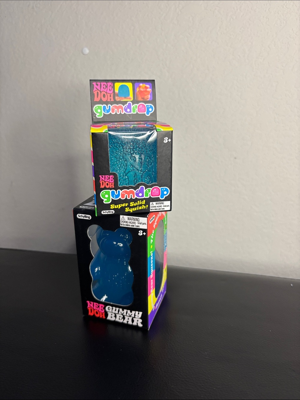 Gumdrop Super Solid Squish Blue Gummy Bear NEEDOH